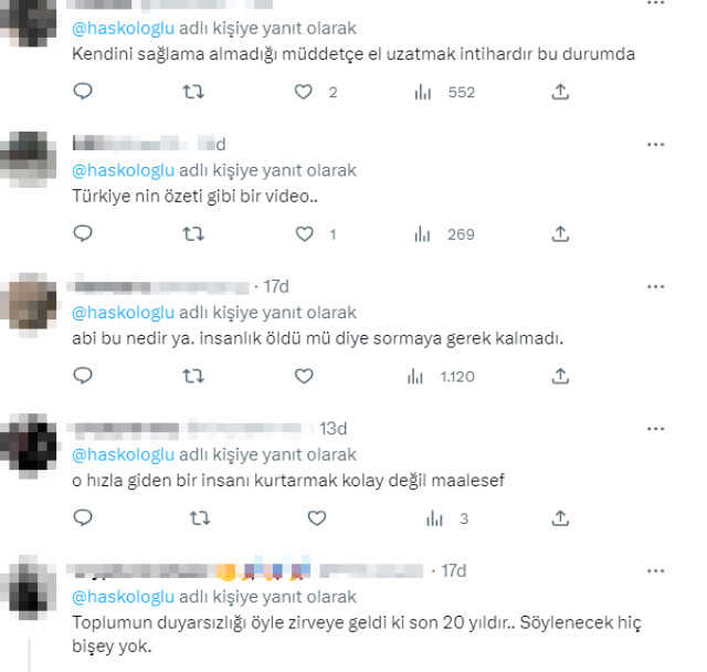 Yürek parçalayan anlar! Sele kapılan yaşlı adam elini uzattı, yardım etmek yerine çekime devam etti