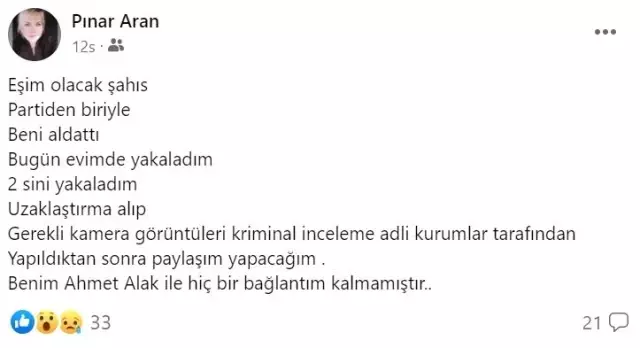 İYİ Parti'yi sarsan yasak aşk iddiası! Sosyal medyadan paylaştı, ikisi de istifa etti İYİ Parti'yi sarsan yasak aşk iddiası! Sosyal medyadan paylaştı, ikisi de istifa etti