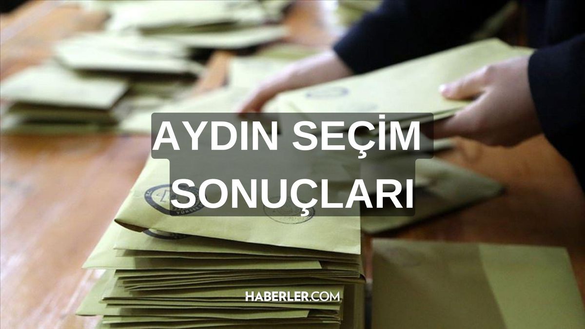 Aydın seçim sonuçları nasıl öğrenilir? Aydın seçim sonuçları sorgulama ekranı!