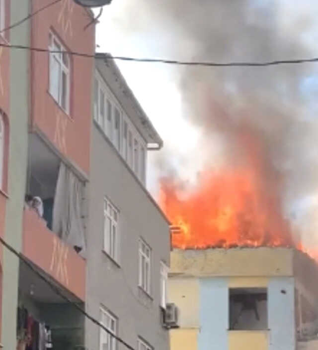 Esenler'de metruk binada yangın sonrası ceset bulundu