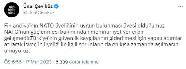 Finlandiya'nın NATO üyeliğine onay verilmesine CHP'den ilk yorum: Memnuniyet verici gelişme
