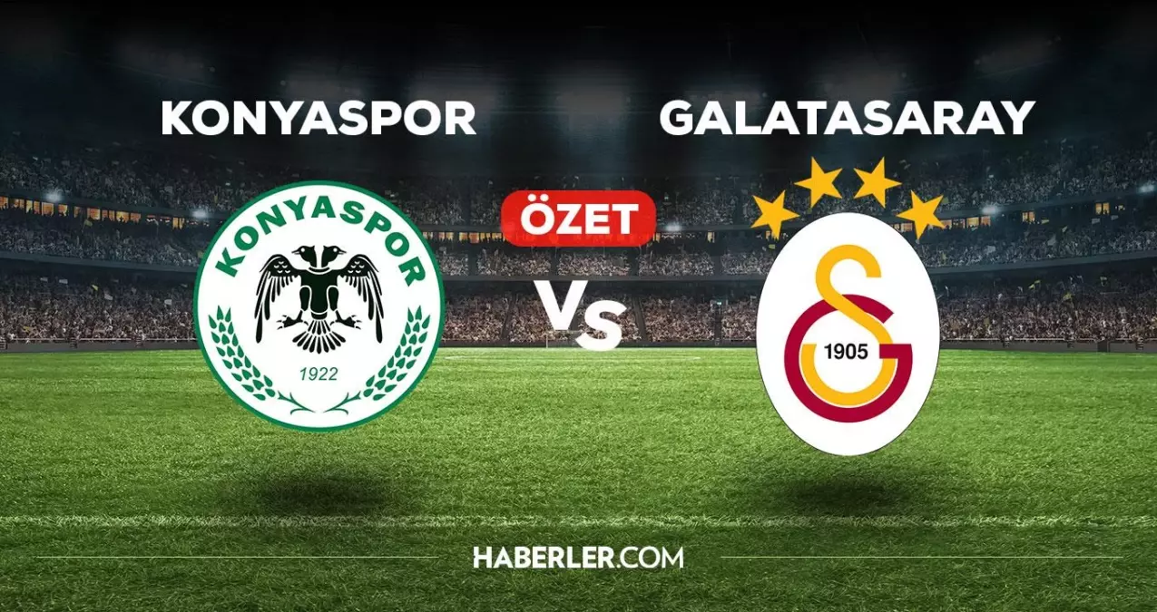 Konyaspor Galatasaray maç özeti! (VİDEO) Konyaspor Galatasaray maçı özeti izle! Konyaspor Galatasaray maçı kaç kaç bitti?