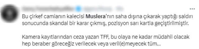 Galatasaray maçında Fenerbahçe taraftarını ayaklandıran görüntü! TFF'Yİ etiketleyip çağrıda bulunuyorlar