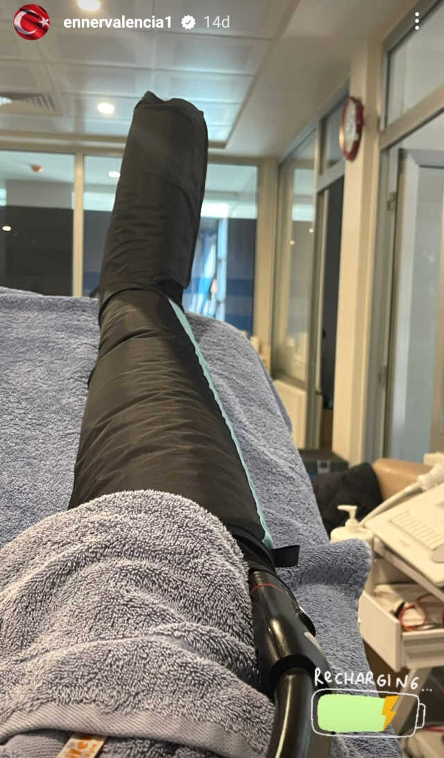 F.Bahçe maçı kazandığına üzgün! Takımın golcüsü Valencia içler acısı halini paylaştı