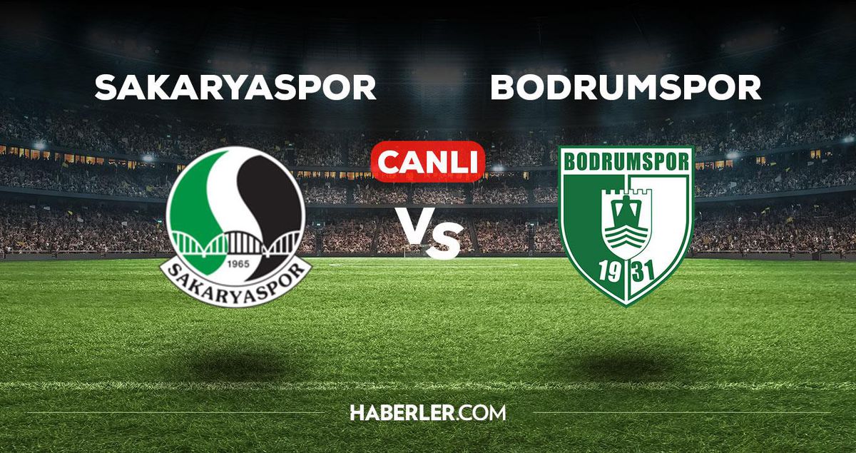 Sakaryaspor Bodrumspor maçı CANLI izle! Sakaryaspor Bodrumspor maçı canlı yayın izle! Sakaryaspor Bodrumspor nereden, nasıl izlenir?