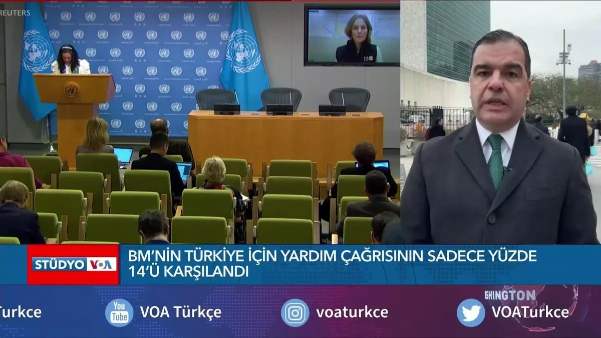'Türkiye İçin Yardım Çağrımızın Sadece Yüzde 14'ü Karşılandı'
