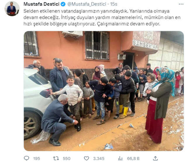 BBP lideri Destici'den tepki çeken fotoğraf karesi sonrası yeni paylaşım