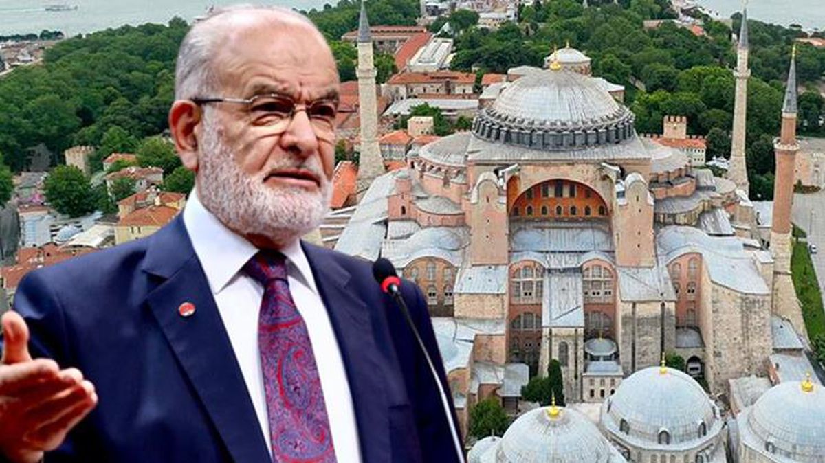 Karamollaoğlu'nun 'Ayasofya' paylaşımı, sosyal medyada yorum yağmuruna tutuldu
