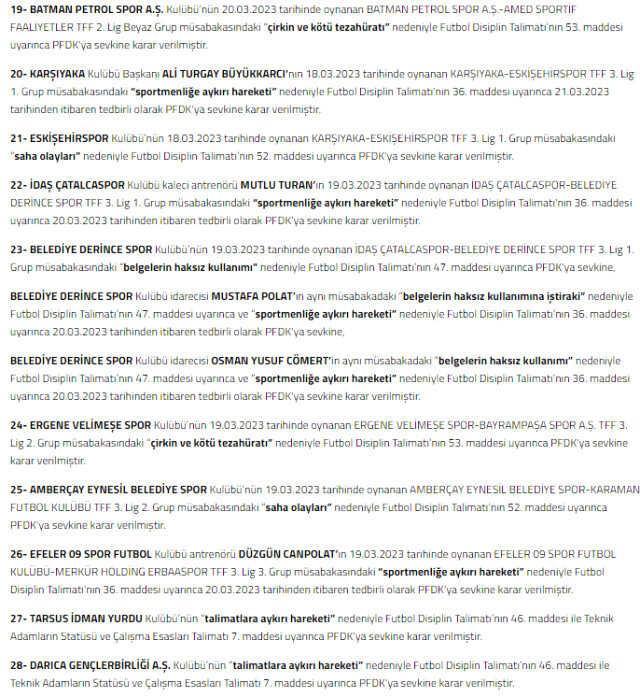 PFDK'lık olmayan yok! Dursun Özbek, Ali Koç ve Jorge Jesus disipline sevk edildi