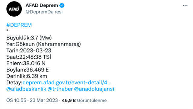 Ankara kaç şiddetinde deprem oldu? SON DAKİKA! Ankara deprem mi oldu, şiddeti ne? Ankara kaç büyüklüğünde deprem oldu?