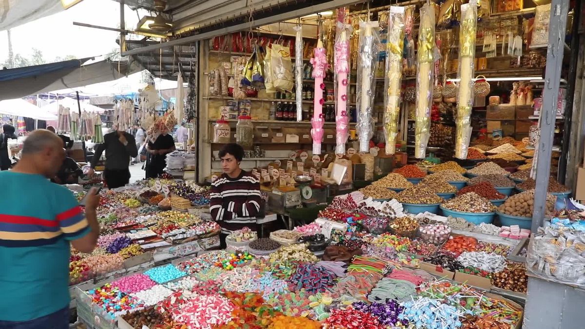 Irak'ın Şorca Çarşısı'nda Ramazan Hareketliliği