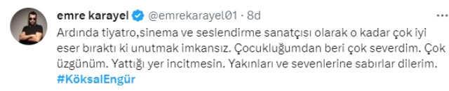 Usta sanatçı Köksal Engür'ün ölümü sanat dünyasını yasa boğdu