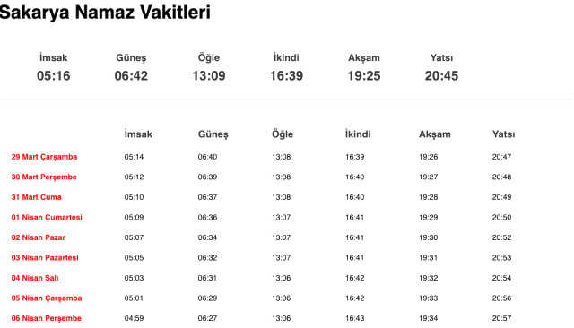 Tekirdağ, Sakarya, Yalova akşam ezanı saat kaçta? 28 Mart Tekirdağ, Sakarya, Yalova ezan vakitleri! Tekirdağ, Sakarya, Yalova iftar ne zaman?