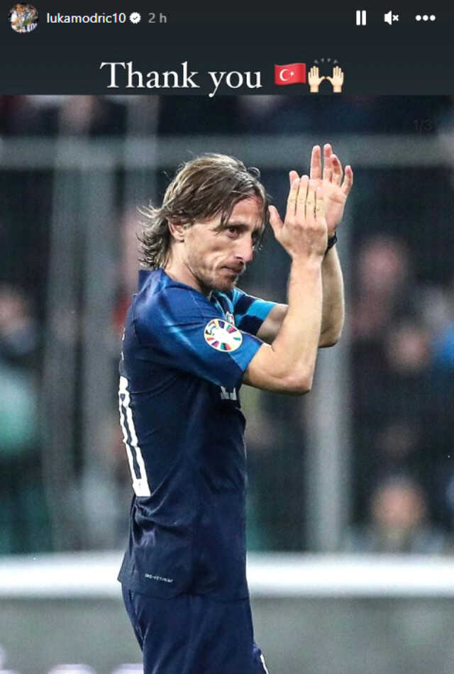 Herkesi ıslıklayan tribünler Modric'e gelince sustu! Dünyaca ünlü yıldızdan paylaşım geldi