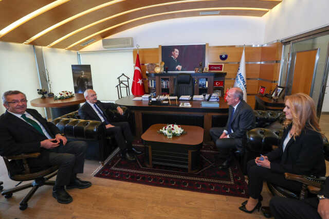 Muharrem İnce'nin Kılıçdaroğlu'nu uğurlarken söylediği cümle görüşmenin önüne geçti: Hoşgeldiniz, güle güle