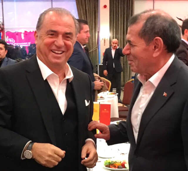 Sosyal medyayı buluşma! Dursun Özbek ve Fatih Terim bir arada