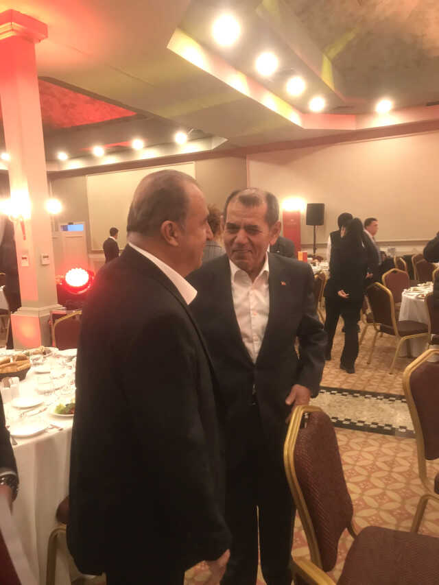 Sosyal medyayı buluşma! Dursun Özbek ve Fatih Terim bir arada