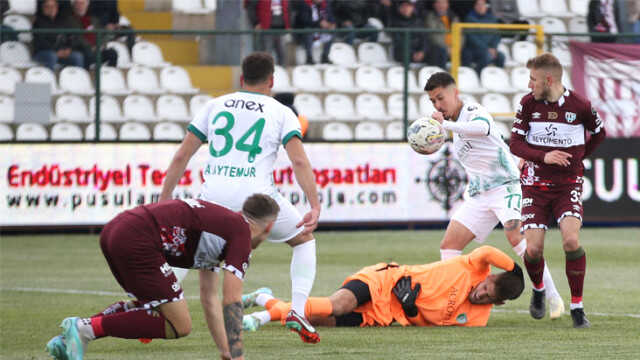 Üst sıralar alev alev! Bodrumspor, Bandırmaspor'ı deplasmanda gole boğdu