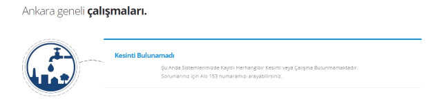 ASKİ Ankara su kesintisi: 30-31 Mart Ankara su kesintisi listesi!