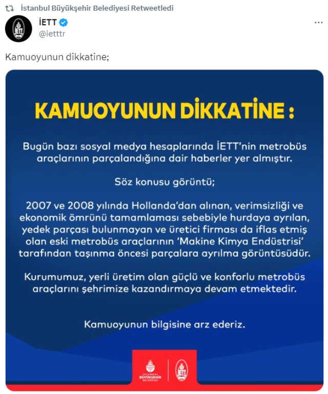 Metrobüs parçalama görüntüleri tartışma yarattı Metrobüs parçalama görüntüleri tartışma yarattı