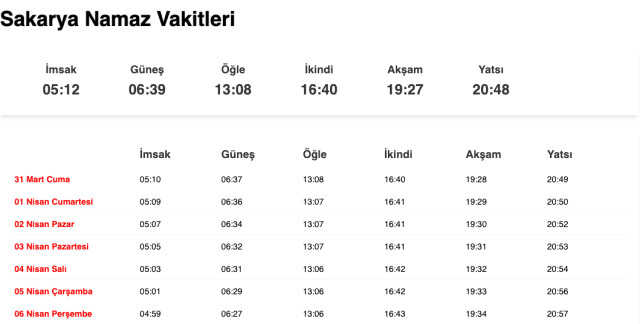 Tekirdağ, Sakarya, Yalova sahur ne zaman, saat kaçta? 31 Mart Tekirdağ, Sakarya, Yalova imsak vakti! Tekirdağ, Sakarya, Yalova sabah ezanı saat kaçta?