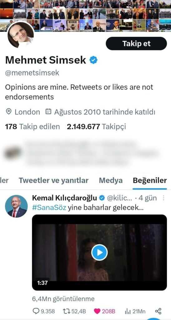 Kılıçdaroğlu'nun seçim kampanyasını beğenip geri çeken Mehmet Şimşek konuştu Kılıçdaroğlu'nun seçim kampanyasını beğenip geri çeken Mehmet Şimşek konuştu