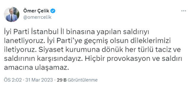 Son Dakika: İYİ Parti İstanbul İl Başkanlığı'na silahlı saldırı gerçekleştiren şahıs yakalandı