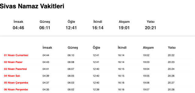 Yozgat, Sivas, Van sahur ne zaman, saat kaçta? 31 Mart Yozgat, Van, Sivas imsak vakti! Van, Yozgat, Sivas sabah ezanı saat kaçta okunuyor?