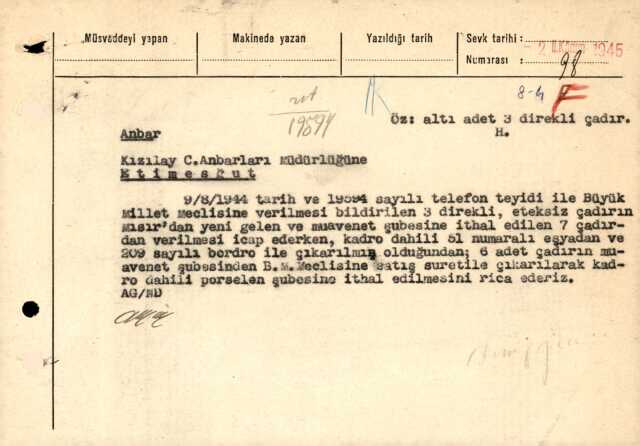 'Atatürk ve İnönü de çadır satışı yaptı' diyen Kınık, bu kez de belgeler paylaştı