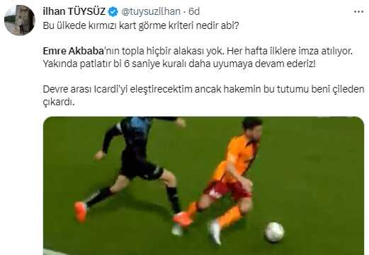 Bir hafta konuşulacak olay! Emre Akbaba'nın pozisyonu G.Saraylıları ayaklandırdı