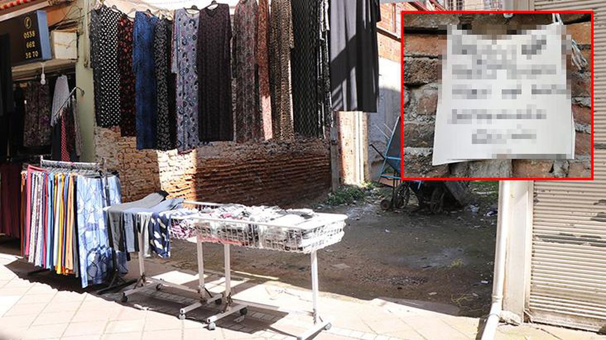 Canına tak eden esnaftan beddualı tepki! Yazıları okuyan artık çöp bırakmıyor
