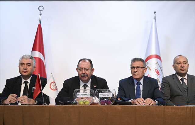 Son Dakika! Cumhurbaşkanı adaylarının oy pusulasındaki yerleri belli oldu Son Dakika! Cumhurbaşkanı adaylarının oy pusulasındaki yerleri belli oldu