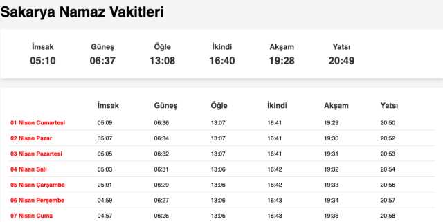 Tekirdağ, Sakarya, Yalova sahur ne zaman, saat kaçta? 1 Nisan Tekirdağ, Sakarya, Yalova imsak vakti! Tekirdağ, Sakarya, Yalova sabah ezanı saat kaçta?