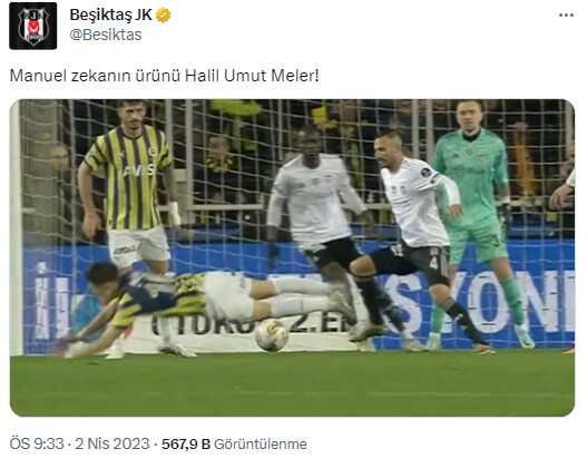 Derbinin devre arasında Beşiktaş'tan zehir zemberek açıklama: Manuel zekanın ürünü