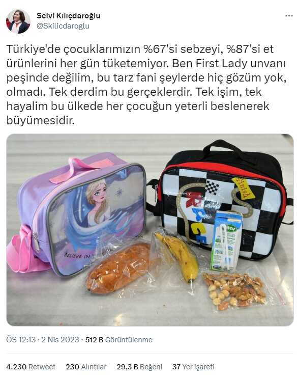 Selvi Kılıçdaroğlu: First Lady unvanı peşinde değilim