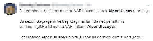 Taraftarlar çıldırdı! Derbiye atanan VAR hakemine tepkiler çığ gibi