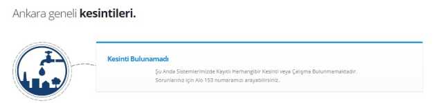 ASKİ Ankara su kesintisi: 3-4 Nisan Ankara su kesintisi listesi!