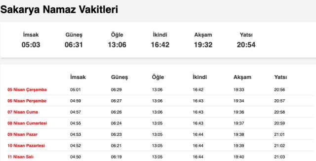 Tekirdağ, Sakarya, Yalova sahur ne zaman, saat kaçta? 4 Nisan Tekirdağ, Sakarya, Yalova imsak vakti! Tekirdağ, Sakarya, Yalova sabah ezanı saat kaçta?