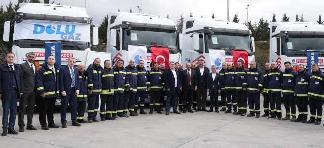 DOLUGAZ, Yönetim Kurulu Başkanı Murat Yıldırım'ın da Katıldığı Törenle Yeni Araçları Filosuna Kattı