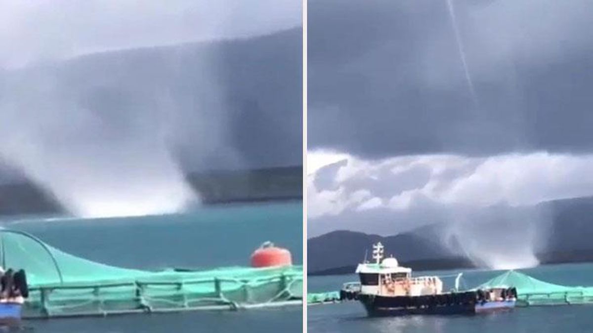 İzmir'de korkutan hortum! Halk kıyıya yaklaşınca panikledi