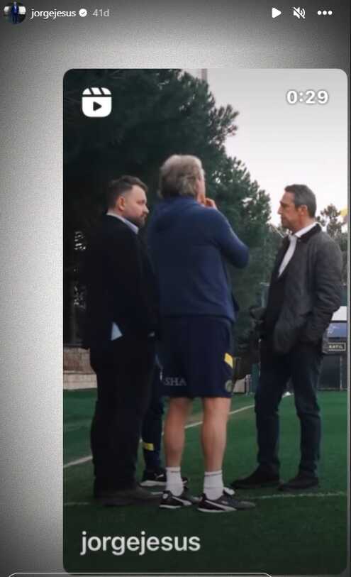 Takımdan ayrılacağı iddia edilmişti! Jorge Jesus'tan videolu paylaşım Takımdan ayrılacağı iddia edilmişti! Jorge Jesus'tan videolu paylaşım