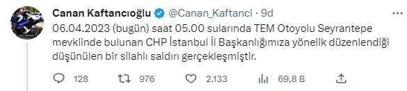 Son Dakika! CHP İstanbul İl Başkanlığı binası yakınında silahla ateş açıldı Son Dakika! CHP İstanbul İl Başkanlığı binası yakınında silahla ateş açıldı