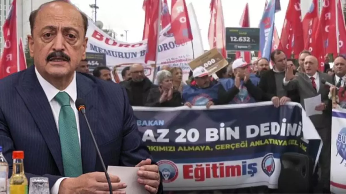 Vedat Bilgin'in maaş açıklaması ortalığı karıştırdı! Onlarca öğretmen soluğu bakanlığın önünde aldı