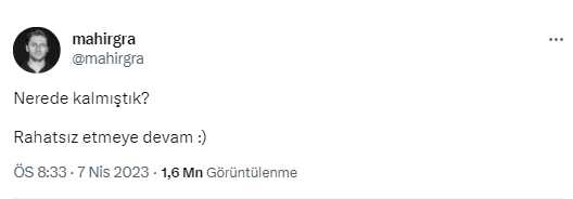Erdoğan ve Bahçeli çıkartmaları nedeniyle gözaltına alındıktan sonra serbest bırakılan gençten yeni paylaşım: Rahatsız etmeye devam