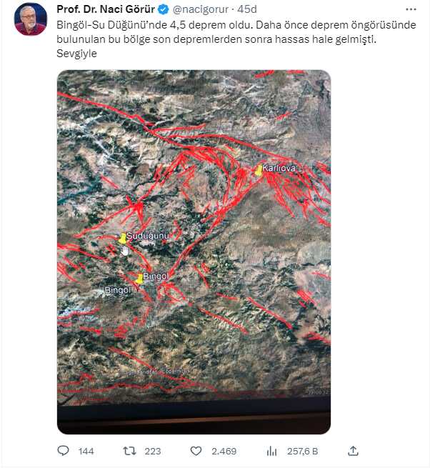 Naci Görür yine haklı çıktı! Uyardığı ilimiz fena sallandı