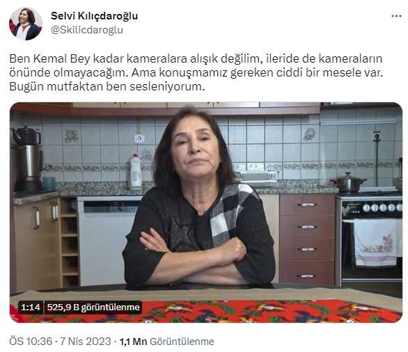 Selvi Kılıçdaroğlu evinin mutfağından video paylaştı: Her çocuk yeterli beslenene kadar var gücümle çalışacağım