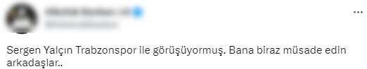 Sosyal medya kaynıyor! Sergen Yalçın'ın Trabzonspor'la anlaşmasına taraftarı ikiye böldü