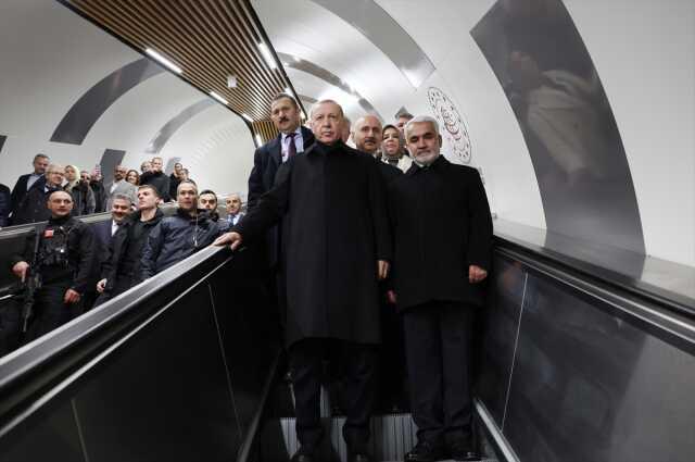 Başakşehir-Kayaşehir Metro Hattı, Cumhurbaşkanı Erdoğan'ın katılımıyla açıldı