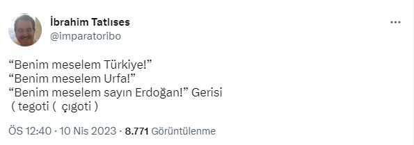 5. kez milletvekili listesinde yer bulamayan İbrahim Tatlıses sessizliğini bozdu