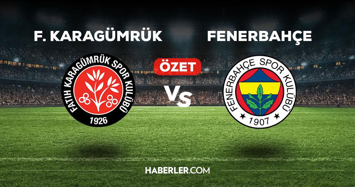 Karagümrük Fenerbahçe maç özeti! (VİDEO) Karagümrük Fenerbahçe maçı özeti izle! Karagümrük Fenerbahçe maçı kaç kaç bitti?